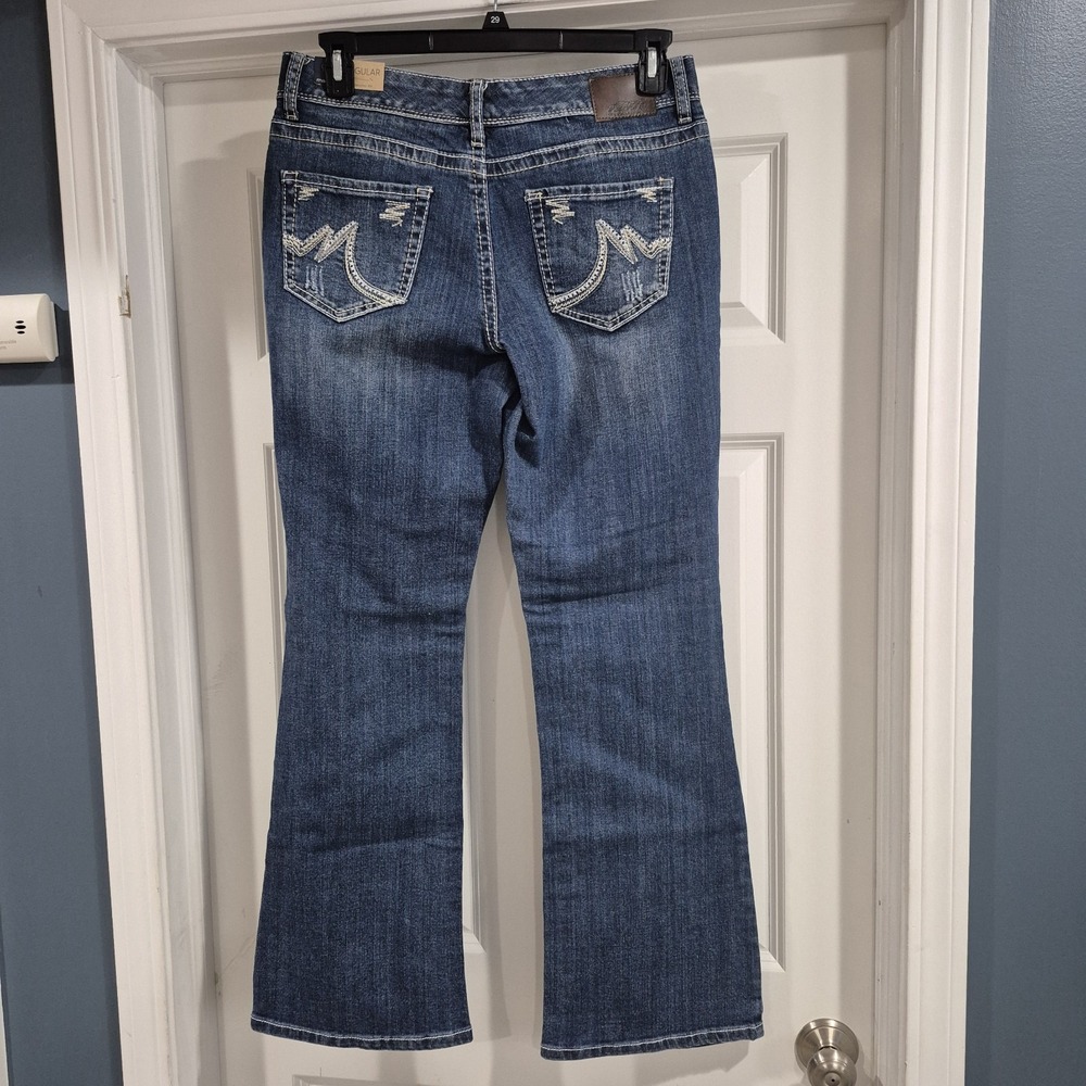 Maurices Jeans Womens 9/10 REG Curvy Taylor Mid Rise Bootcut Western Stretch Y2K